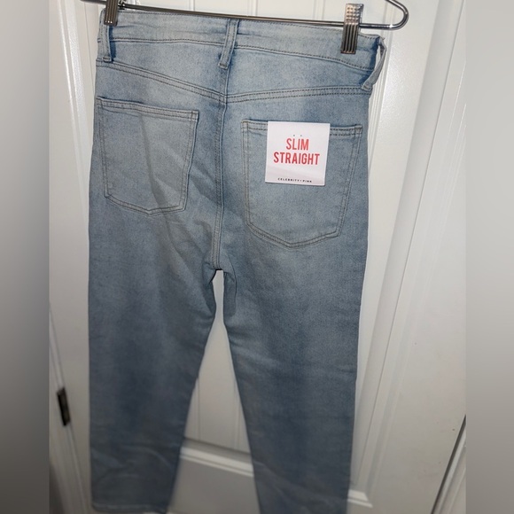 Celebrity Pink Women's Jeans Light Blue and Dark Blue Slim Straight 5/27 New - Picture 12 of 12
